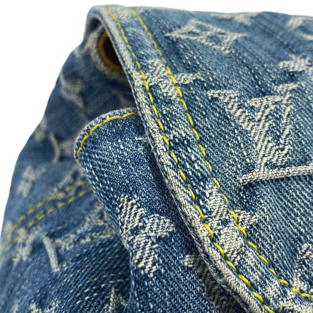 ルイ・ヴィトン サック アド PM バッグパック リュック モノグラムデニム ブルー M95057 レディース 【中古】brbag