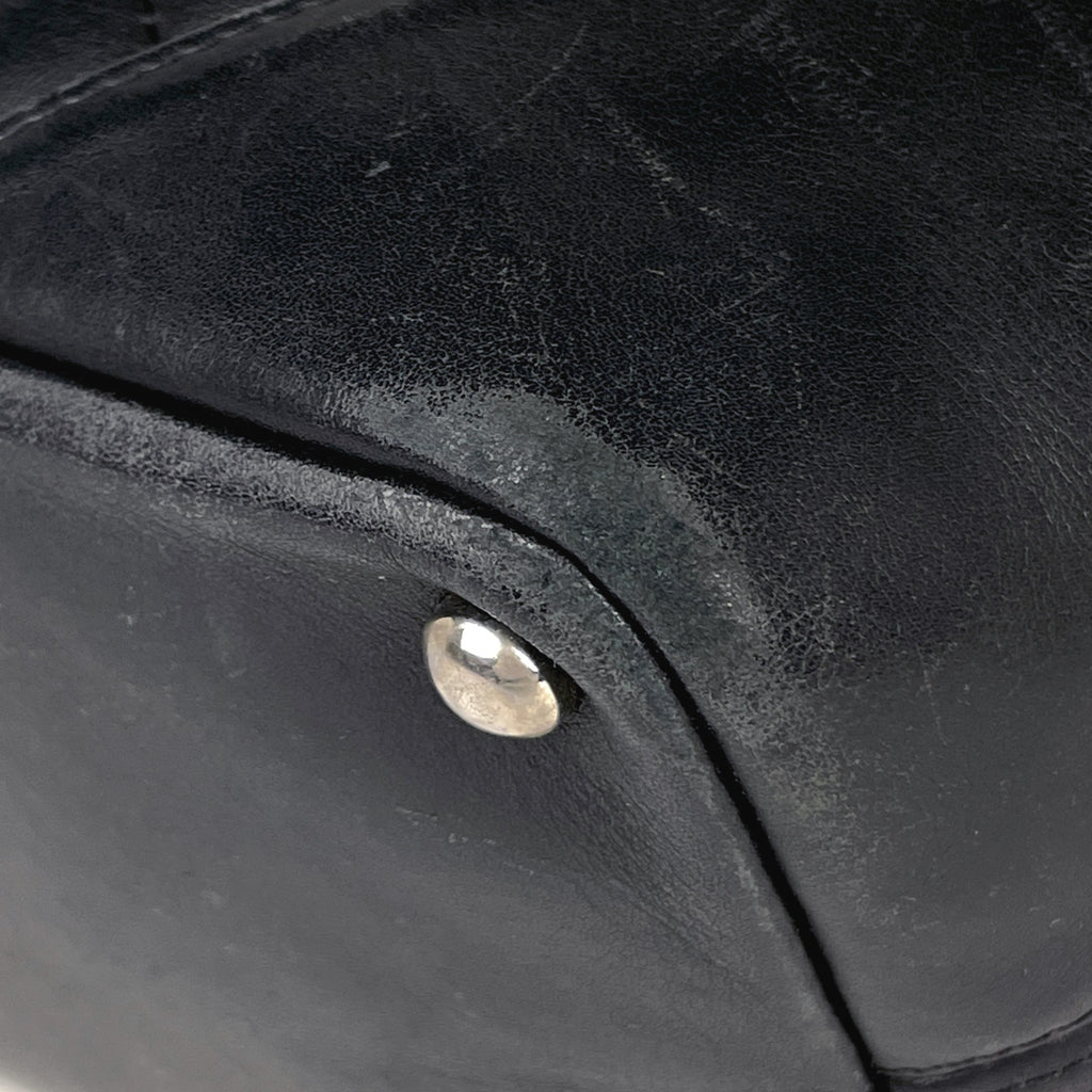 シャネル カンボンライン ミディアム トートバッグ ココマーク ハンドバッグ トートバッグ レザー ブラック A25167 レディース 【中古】brbag