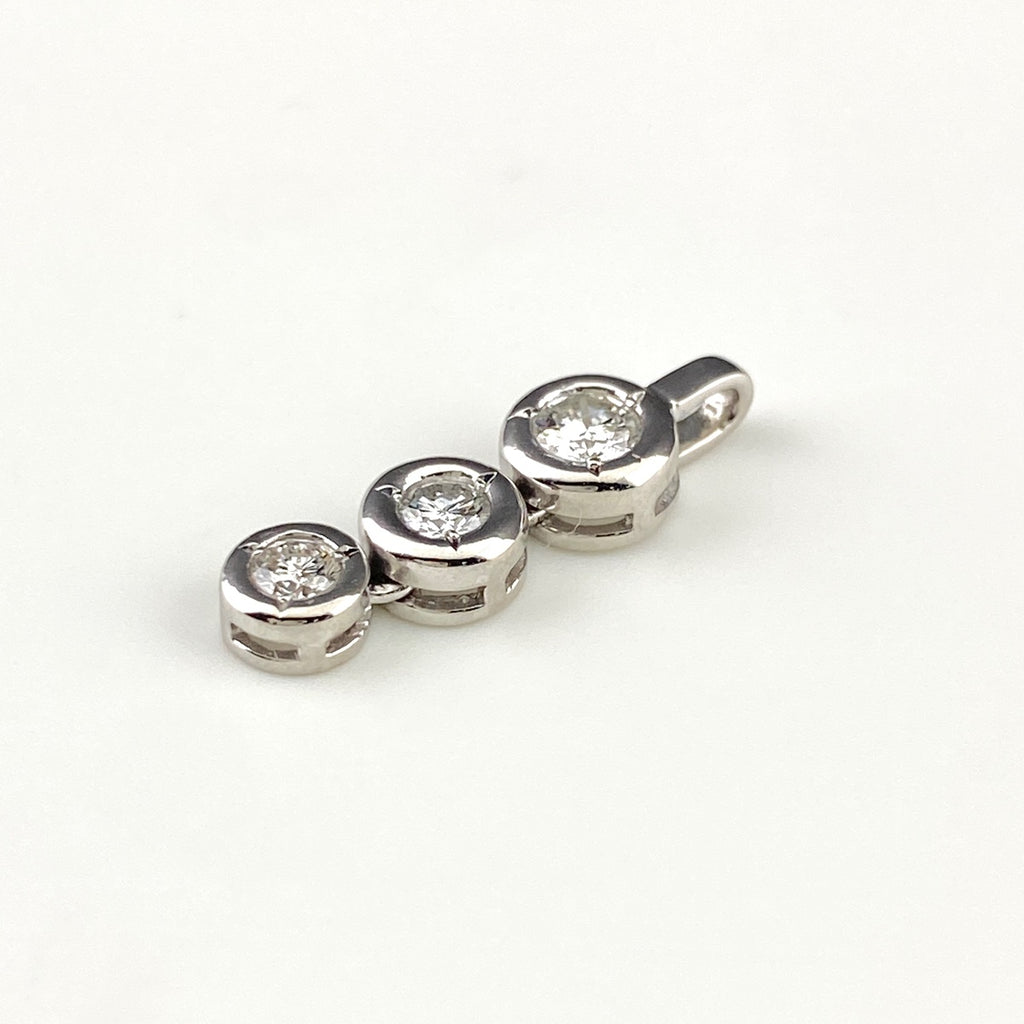 メレダイヤ ペンダントトップ プラチナ ペンダントトップ Pt850 ダイヤモンド レディース 【中古】nbjwl