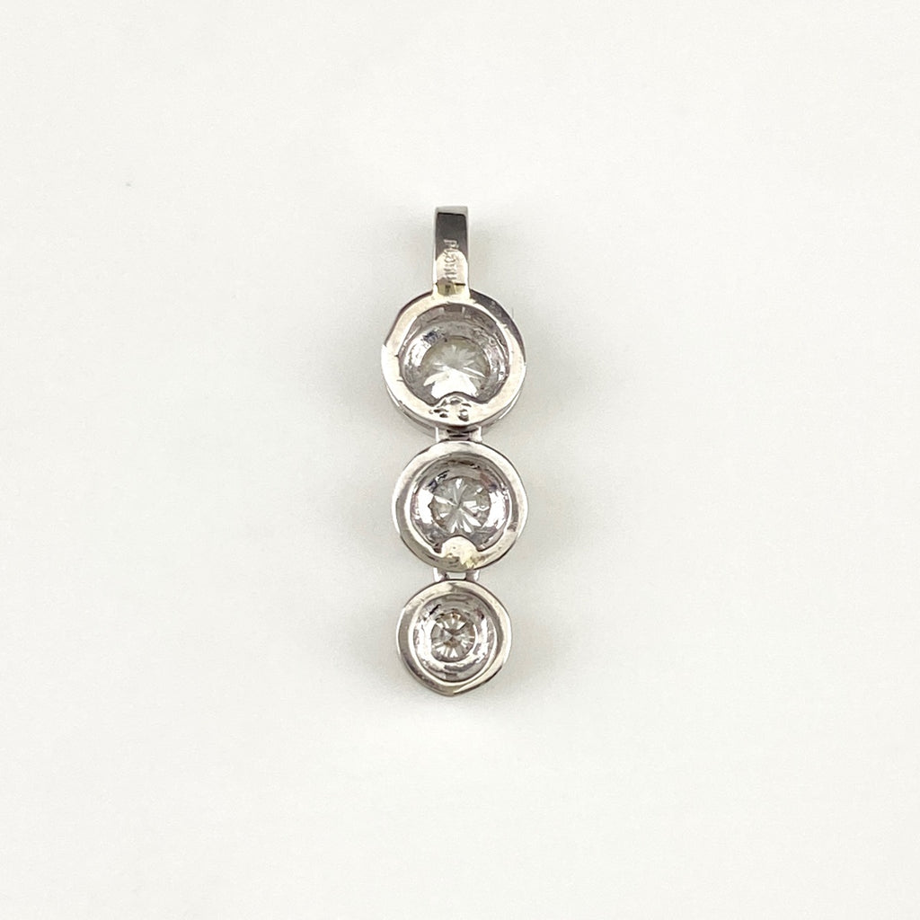 メレダイヤ ペンダントトップ プラチナ ペンダントトップ Pt850 ダイヤモンド レディース 【中古】nbjwl