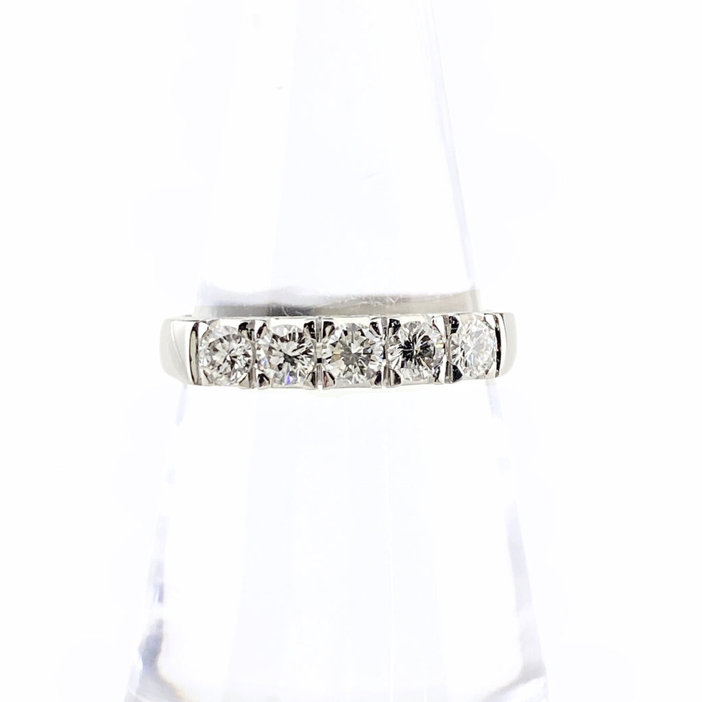 メレダイヤ デザインリング プラチナ 指輪 リング 12号 Pt900 ダイヤモンド レディース 【中古】nbjwl