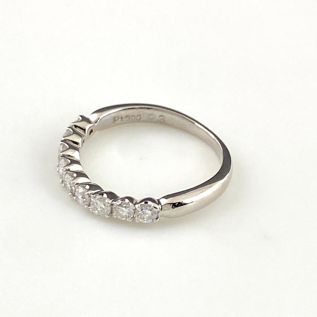 ヴァンドーム青山 メレダイヤ デザインリング プラチナ 指輪 ピンキー リング 2号 Pt900 ダイヤモンド レディース 【中古】brjwl