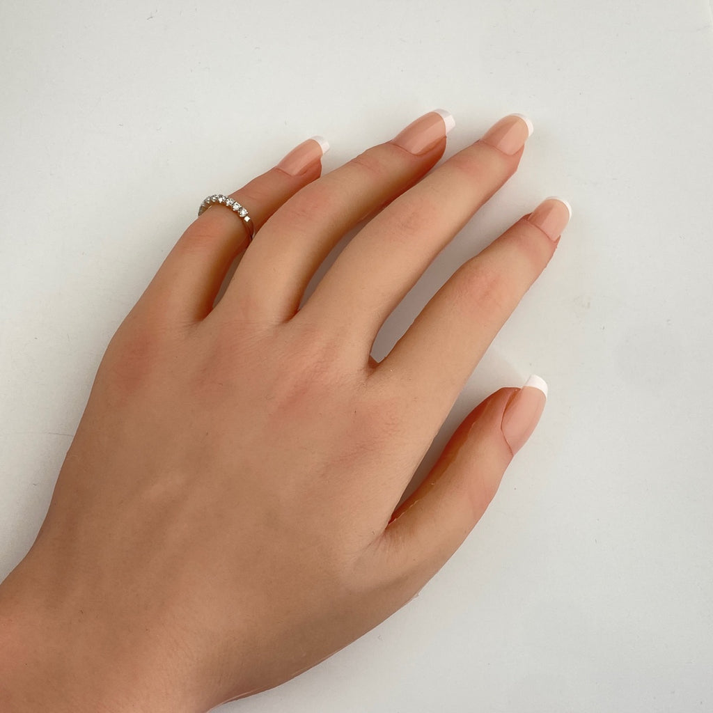 ヴァンドーム青山 メレダイヤ デザインリング プラチナ 指輪 ピンキー リング 2号 Pt900 ダイヤモンド レディース 【中古】brjwl