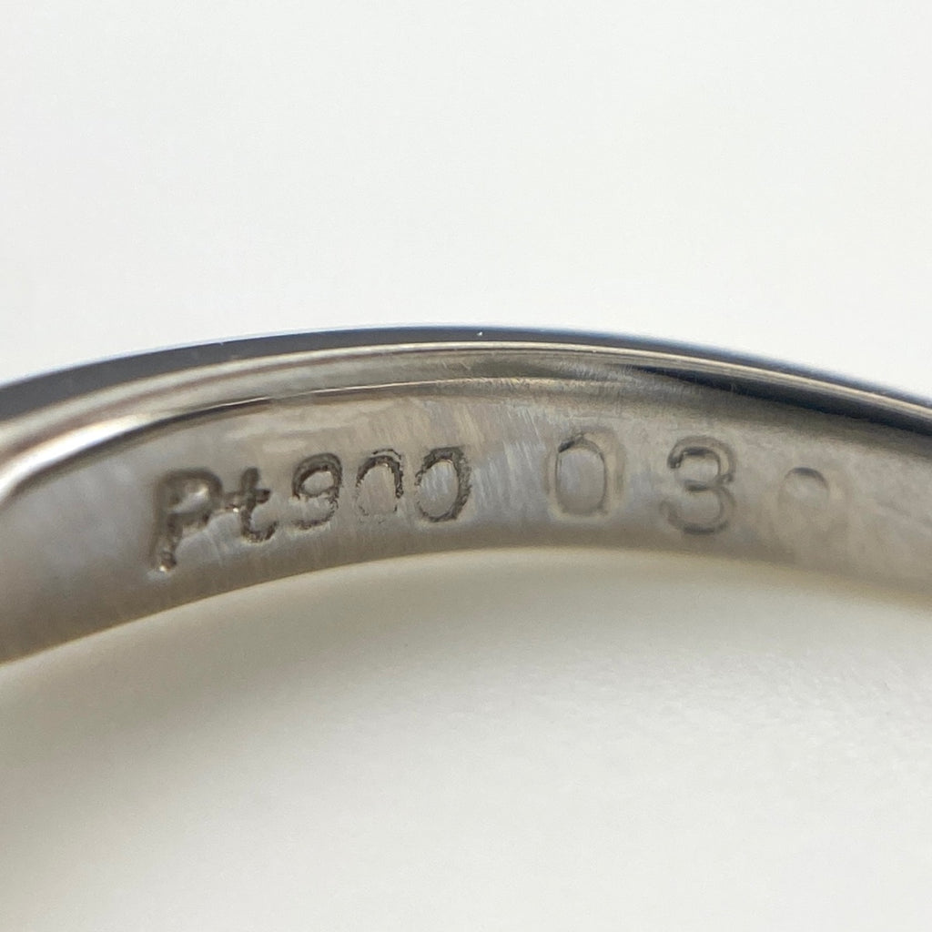 ヴァンドーム青山 メレダイヤ デザインリング プラチナ 指輪 ピンキー リング 2号 Pt900 ダイヤモンド レディース 【中古】brjwl