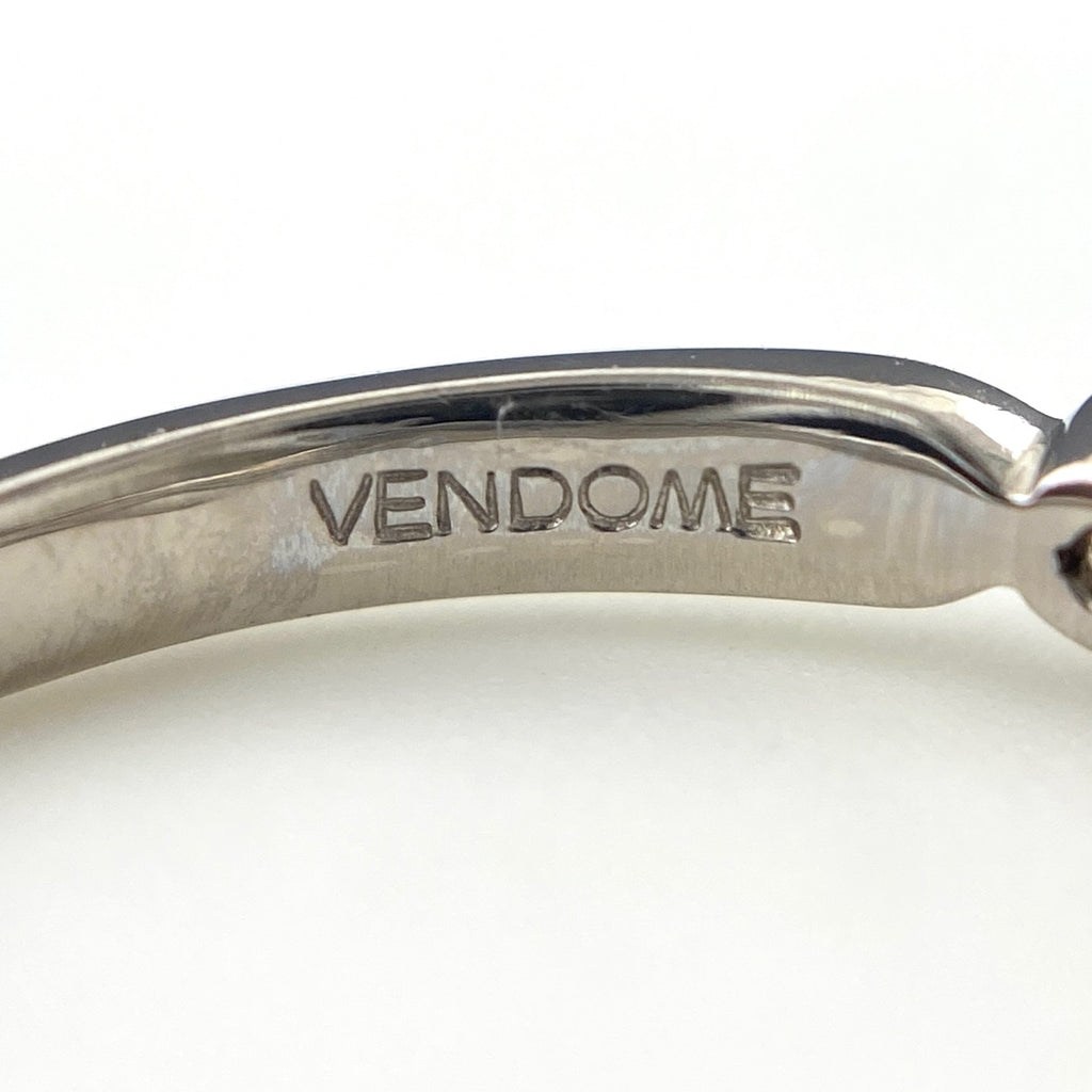 ヴァンドーム青山 メレダイヤ デザインリング プラチナ 指輪 ピンキー リング 2号 Pt900 ダイヤモンド レディース 【中古】brjwl