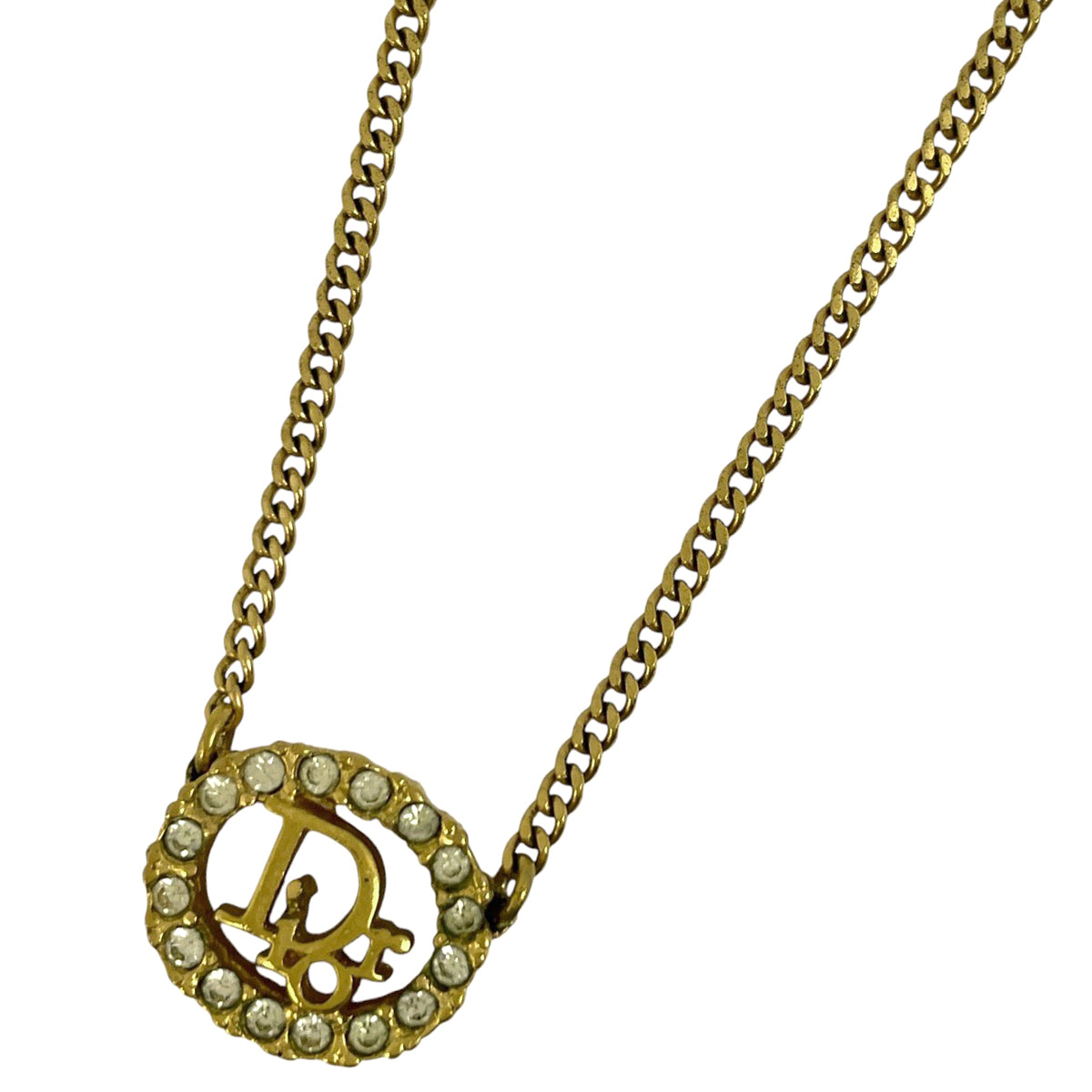 バイセル公式】クリスチャンディオール ロゴ ラインストーン