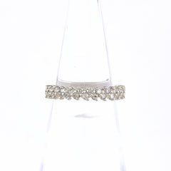 メレダイヤ デザインリング プラチナ 指輪 リング 5.5号 Pt900 ダイヤモンド レディース 【中古】nbjwl