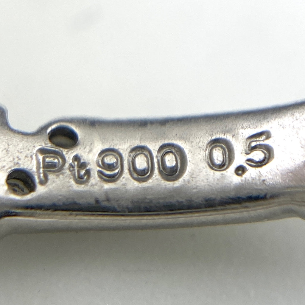 メレダイヤ デザインリング プラチナ 指輪 リング 5.5号 Pt900 ダイヤモンド レディース 【中古】nbjwl