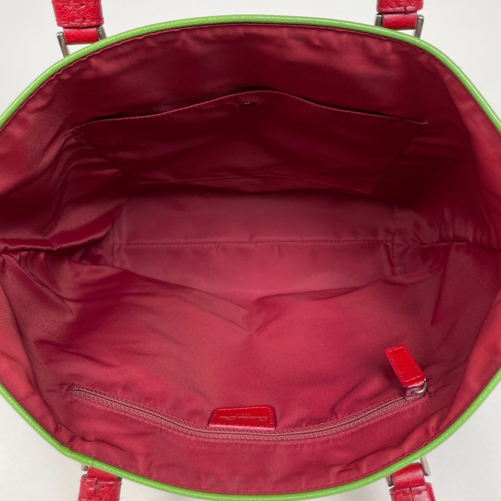 クリスチャンディオール トロッター柄 トートバッグ 肩掛け トートバッグ コーティングキャンバス ブラウン レディース 【中古】brbag