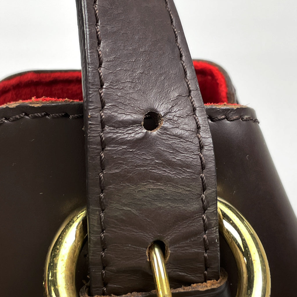 ルイ・ヴィトン システィナ GM ショルダーバッグ 肩掛け トートバッグ ダミエ ブラウン N41540 レディース 【中古】brbag