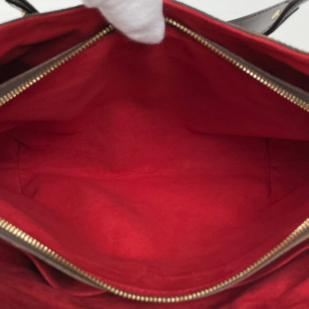 ルイ・ヴィトン システィナ GM ショルダーバッグ 肩掛け トートバッグ ダミエ ブラウン N41540 レディース 【中古】brbag