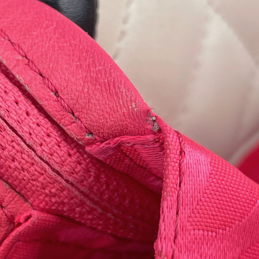 シャネル カンボンライン トートバッグ ココマーク マトラッセ ショルダーバッグ トートバッグ レザー ホワイト ブラック レディース 【中古】brbag