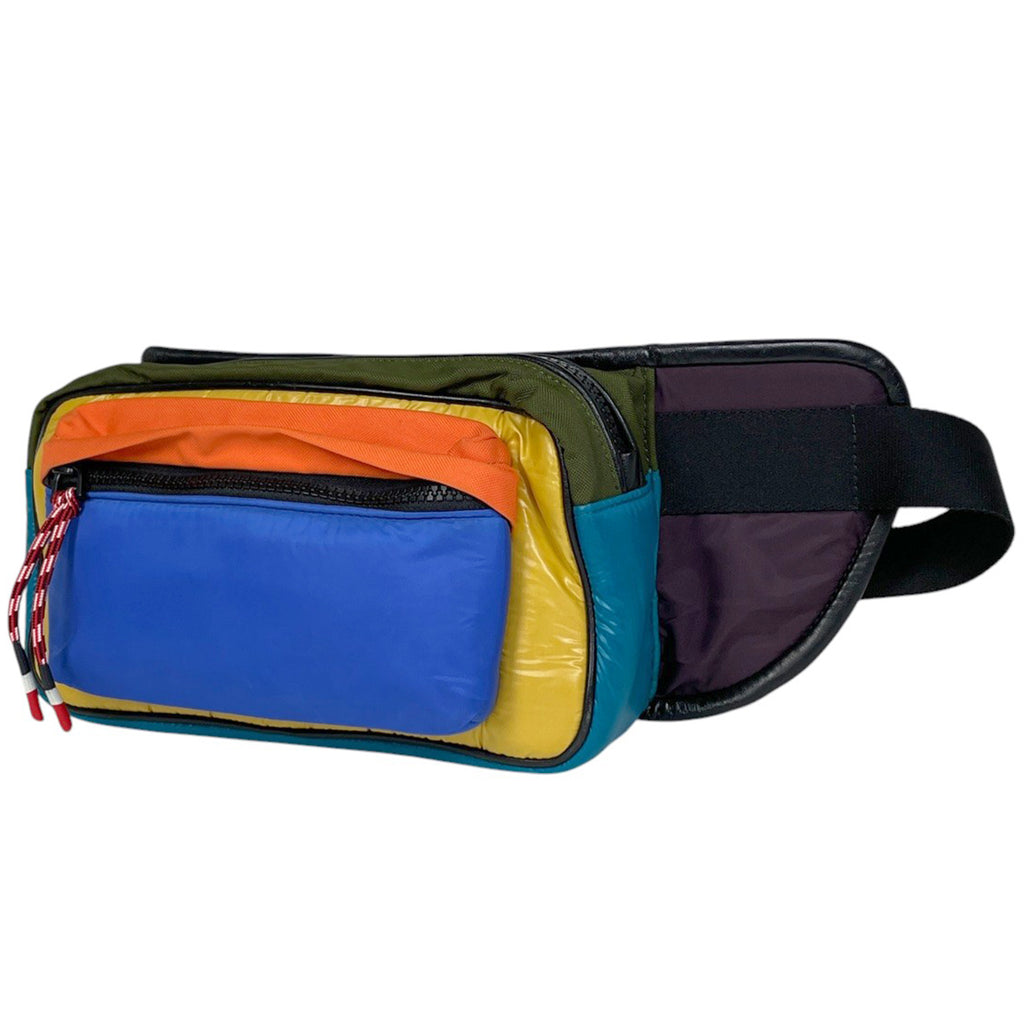 モンクレール カラーブロック ボディバッグ ショルダーバッグ ボディバッグ ナイロン マルチカラー ブラック レディース 【中古】brbag