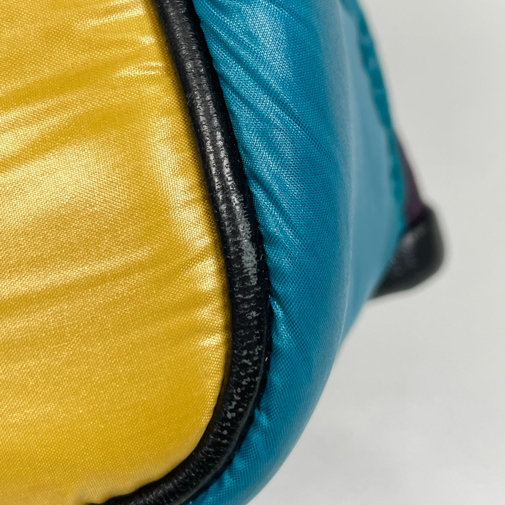 モンクレール カラーブロック ボディバッグ ショルダーバッグ ボディバッグ ナイロン マルチカラー ブラック レディース 【中古】brbag