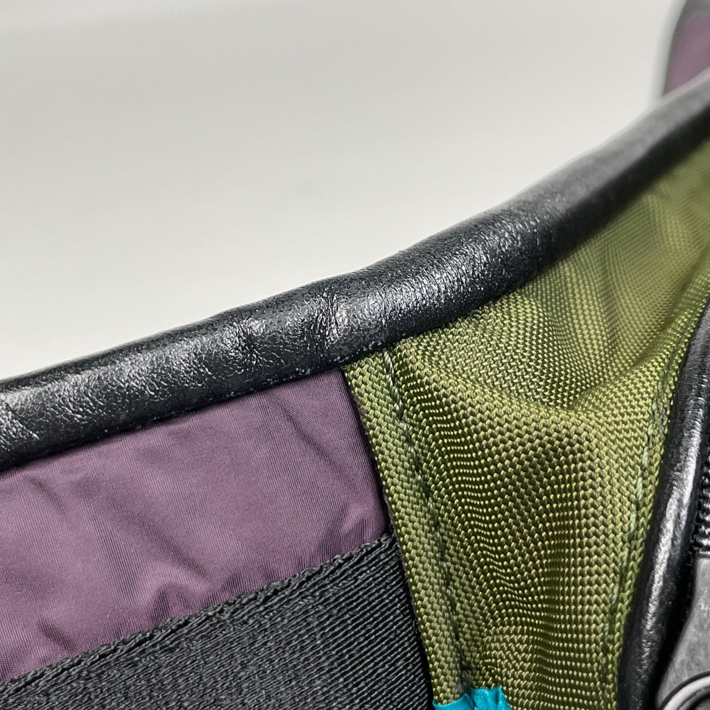 モンクレール カラーブロック ボディバッグ ショルダーバッグ ボディバッグ ナイロン マルチカラー ブラック レディース 【中古】brbag