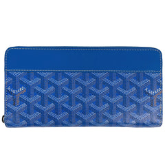 ゴヤール 長財布 ラウンド レザー ブルー レディース ブランドバッグ・小物 中古 brbag