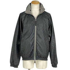 ルイ・ヴィトン モノグラム柄 リバーシブル ナイロンジャケット ブルゾン ダブルジップ アウター ナイロンジャケット ブラック グレー メンズ 【中古】brapp