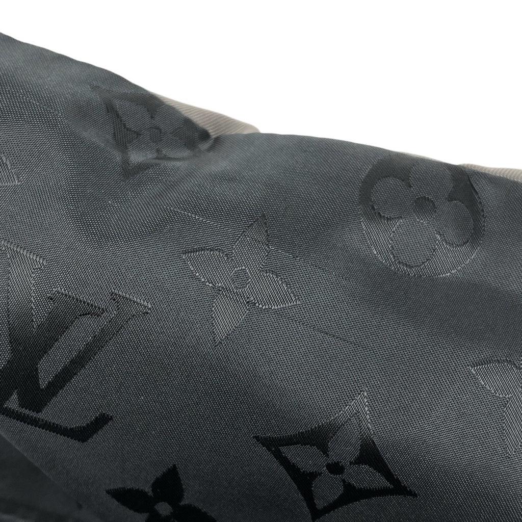 ルイ・ヴィトン モノグラム柄 リバーシブル ナイロンジャケット ブルゾン ダブルジップ アウター ナイロンジャケット ブラック グレー メンズ 【中古】brapp