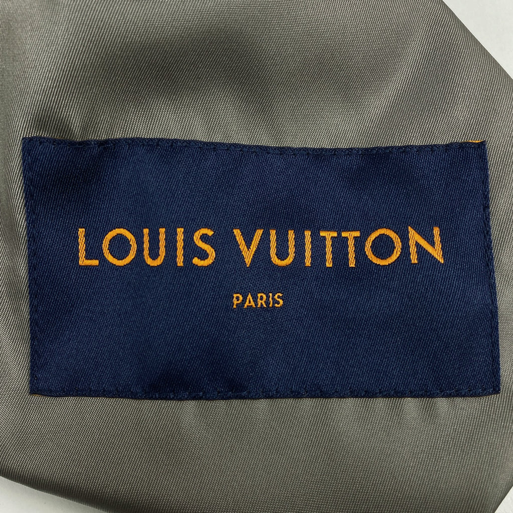 ルイ・ヴィトン モノグラム柄 リバーシブル ナイロンジャケット ブルゾン ダブルジップ アウター ナイロンジャケット ブラック グレー メンズ 【中古】brapp