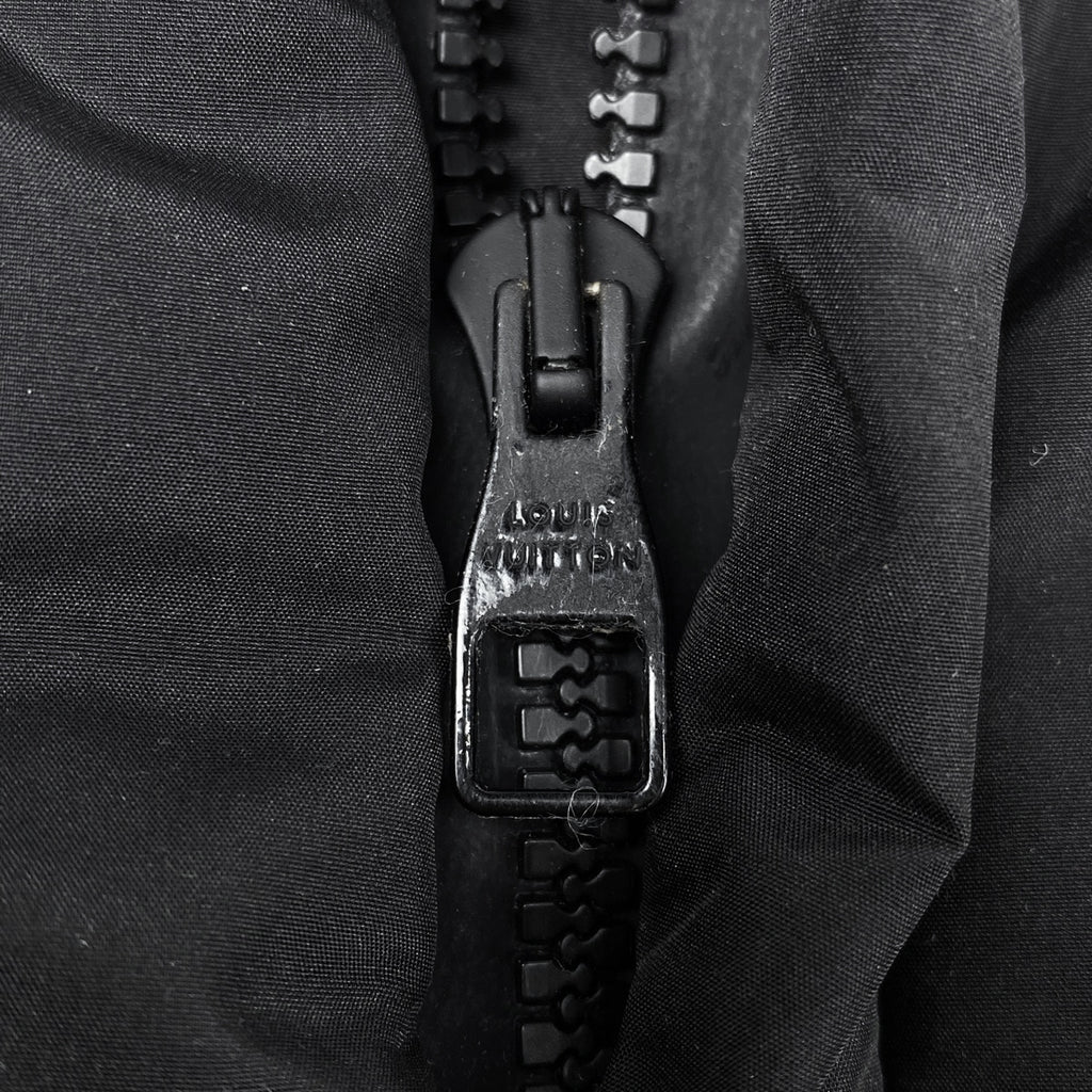 ルイ・ヴィトン ロゴボタン ベスト 切り替え アウター その他ジャケット ブラック グレー メンズ 【中古】brapp