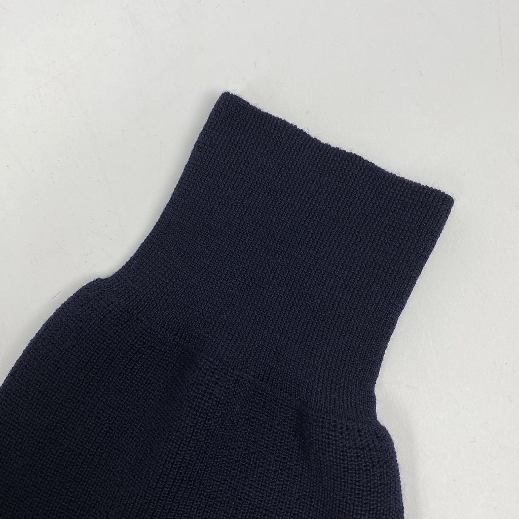 ルイ・ヴィトン ステープルズ エディション ニット ロゴ クルーネック セーター トップス ニット ウール ネイビー メンズ 【中古】brapp