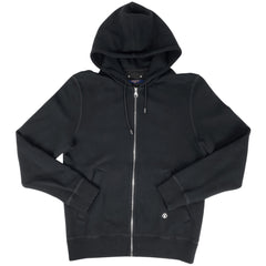 ルイ・ヴィトン ロゴ ジップアップ パーカー LV トップス パーカー コットン ナイロン ブラック メンズ 【中古】brapp