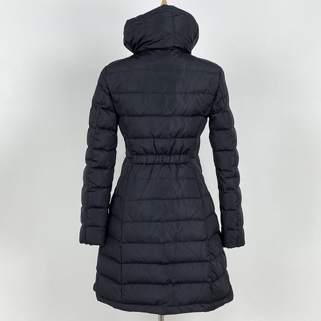 モンクレール フラメッテ ダウンコート FLAMME ダブルジップ アウター ダウンコート ネイビー レディース 【中古】brapp