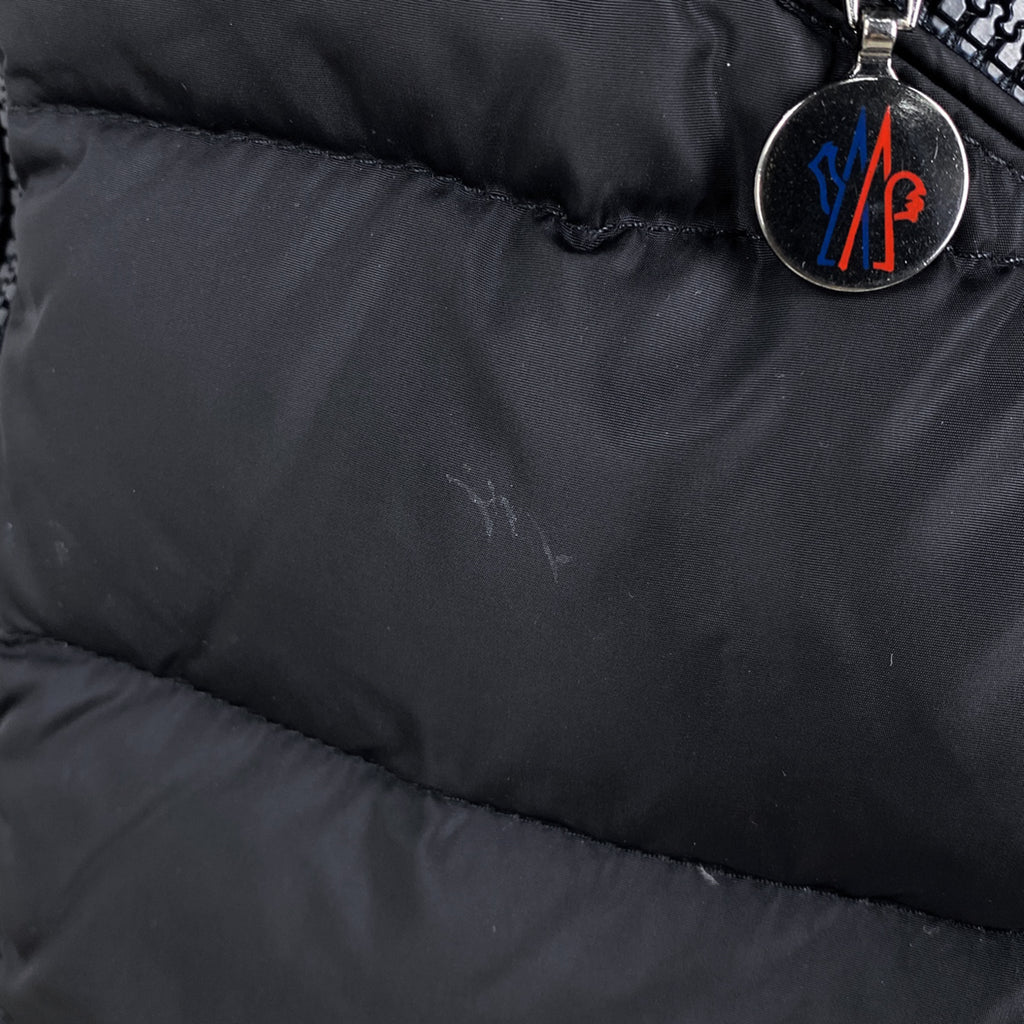 モンクレール フラメッテ ダウンコート FLAMME ダブルジップ アウター ダウンコート ネイビー レディース 【中古】brapp