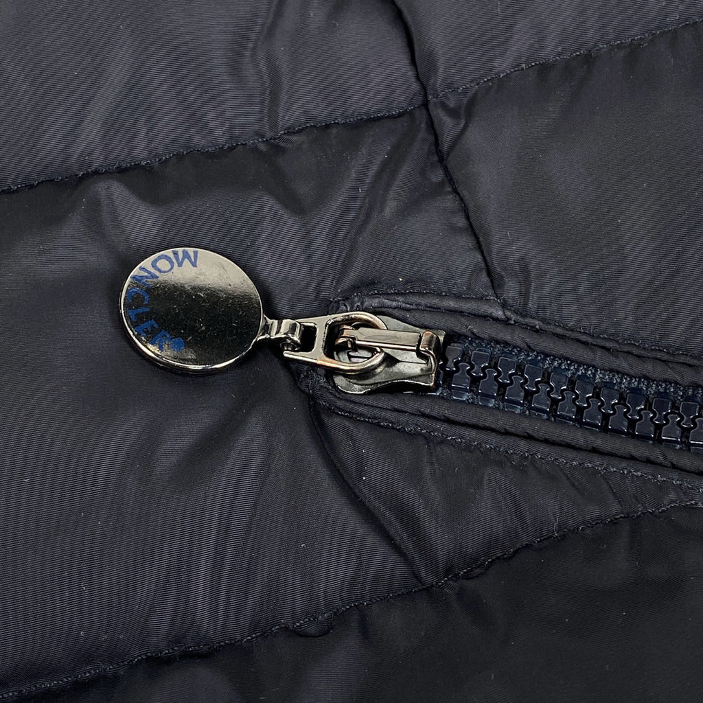 モンクレール フラメッテ ダウンコート FLAMME ダブルジップ アウター ダウンコート ネイビー レディース 【中古】brapp