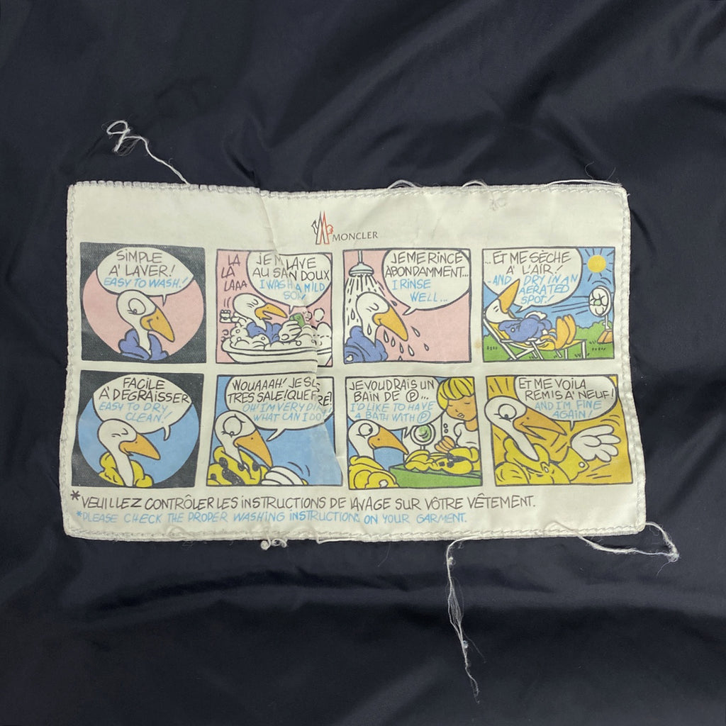 モンクレール フラメッテ ダウンコート FLAMME ダブルジップ アウター ダウンコート ネイビー レディース 【中古】brapp