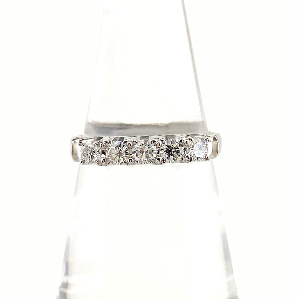 メレダイヤ デザインリング プラチナ 指輪 リング 11号 Pt900 ダイヤモンド レディース 【中古】nbjwl