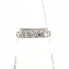 メレダイヤ デザインリング プラチナ 指輪 リング 11号 Pt900 ダイヤモンド レディース 【中古】nbjwl