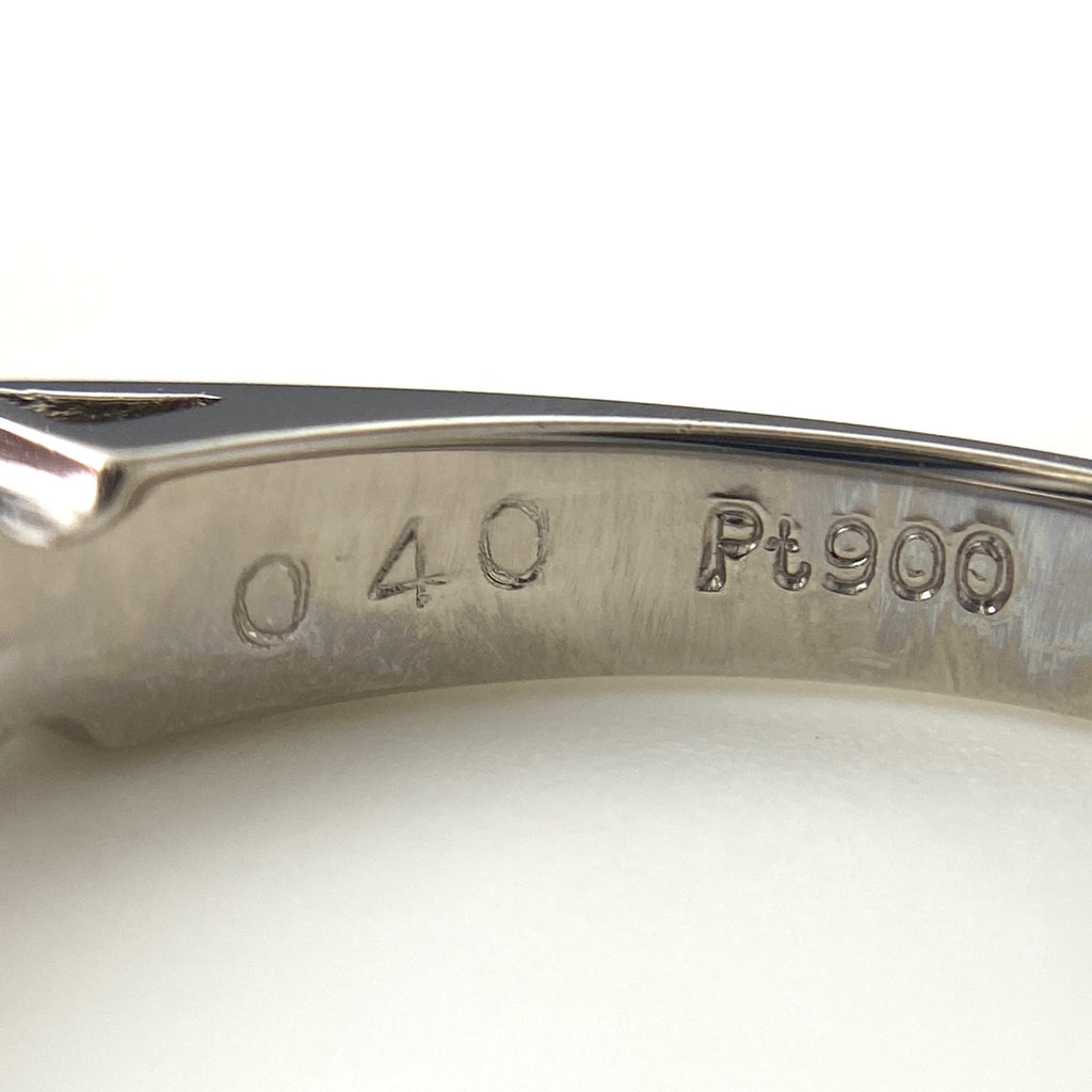 メレダイヤ デザインリング プラチナ 指輪 リング 11号 Pt900 ダイヤモンド レディース 【中古】nbjwl