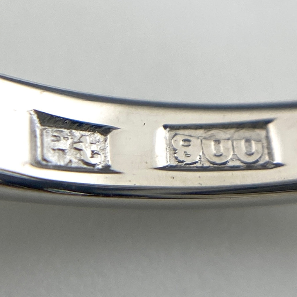 メレダイヤ デザインリング プラチナ 指輪 リング 8号 Pt900 ダイヤモンド レディース 【中古】nbjwl