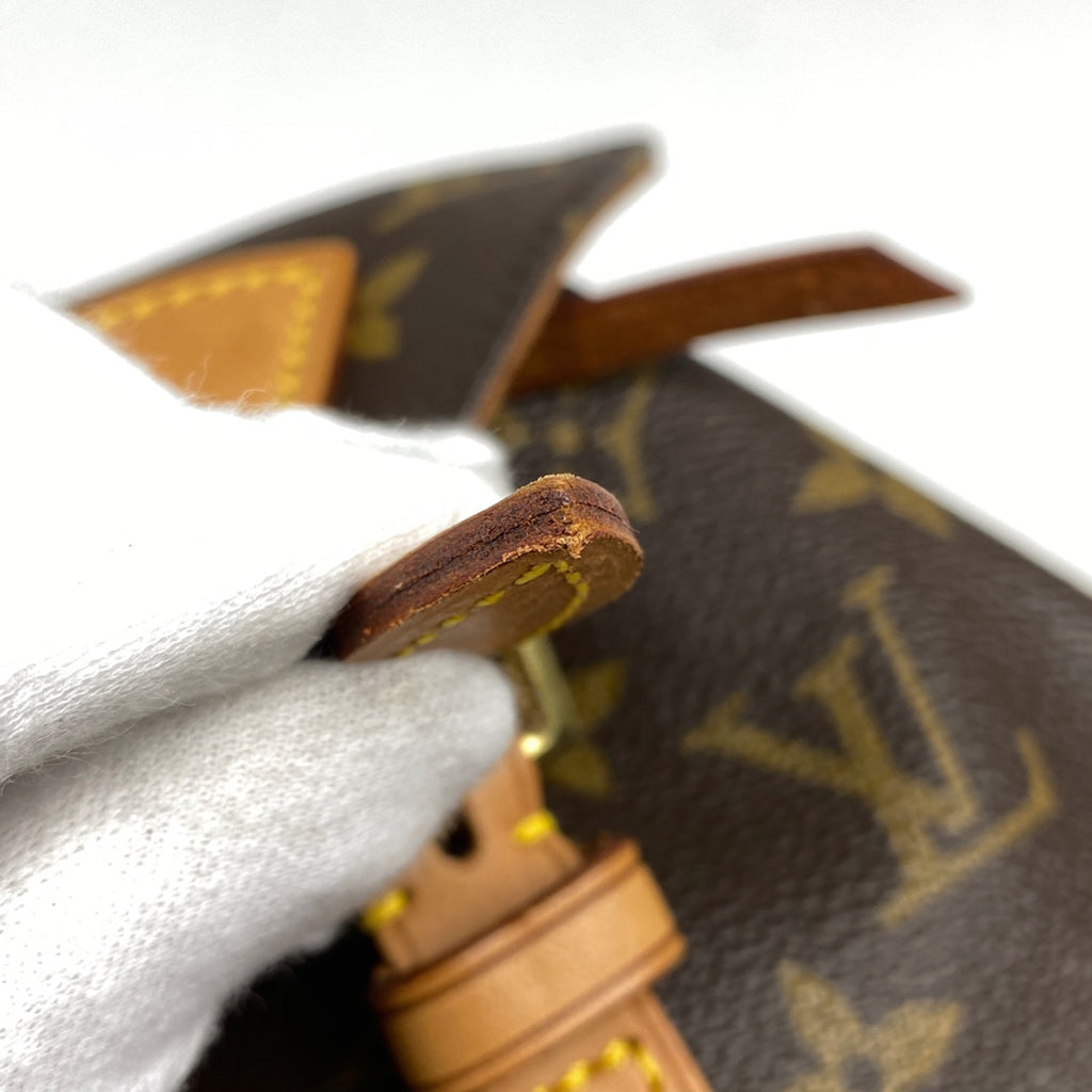 ルイ・ヴィトン モンスリ MM バックパック デイパック リュック モノグラム ブラウン M51136 レディース 【中古】brbag