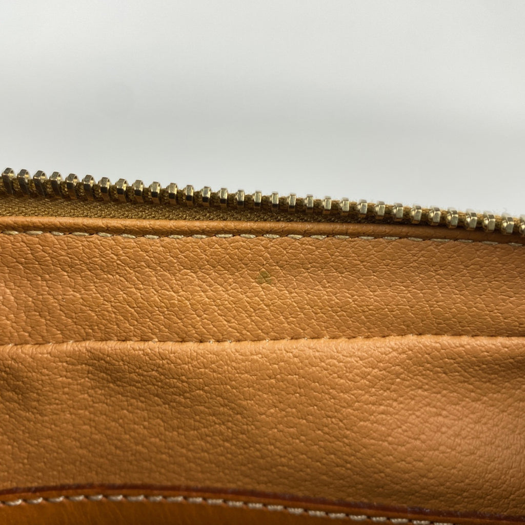 セリーヌ マカダム柄 ショルダーバッグ ワンショルダー サークルロゴ ショルダーバッグ コーティングキャンバス ブラウン レディース 【中古】brbag