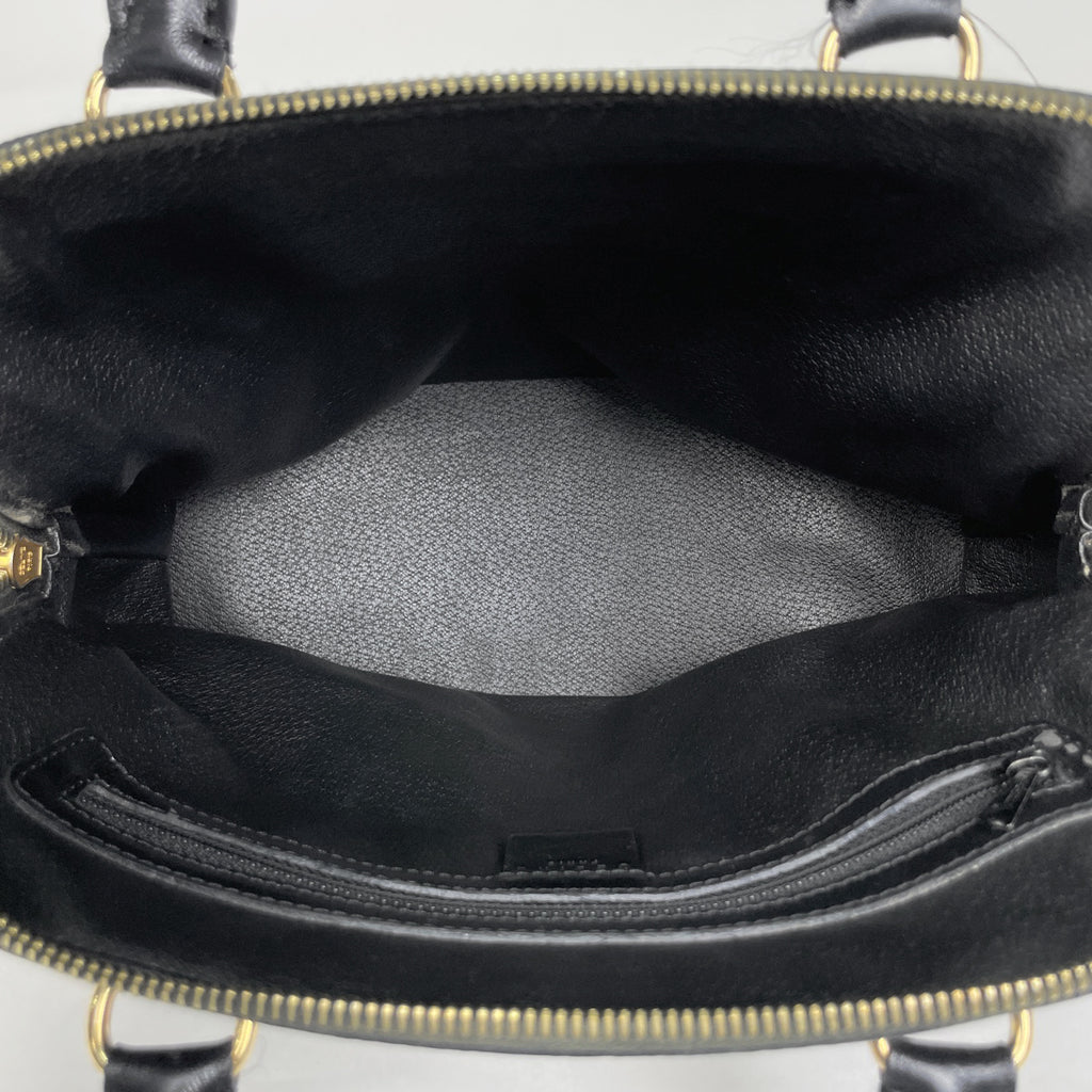 セリーヌ マカダム柄 ハンドバッグ 手提げ ハンドバッグ コーティングキャンバス ブラック レディース 【中古】brbag