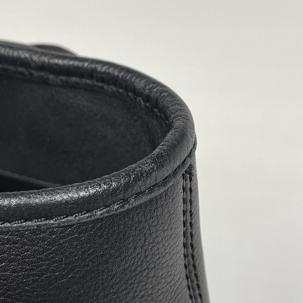 ロエベ アナグラム ハンドバッグ 手提げ ハンドバッグ レザー ブラック レディース 【中古】brbag