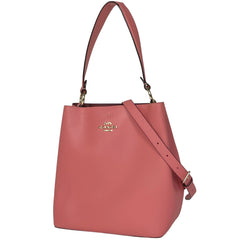 コーチ ロゴ ハンドバッグ ２WAY ショルダーバッグ ハンドバッグ レザー ピンク 91122 レディース 【中古】brbag