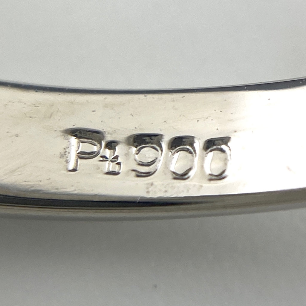 メレダイヤ デザインリング プラチナ 指輪 リング 14号 Pt900 ダイヤモンド レディース 【中古】nbjwl