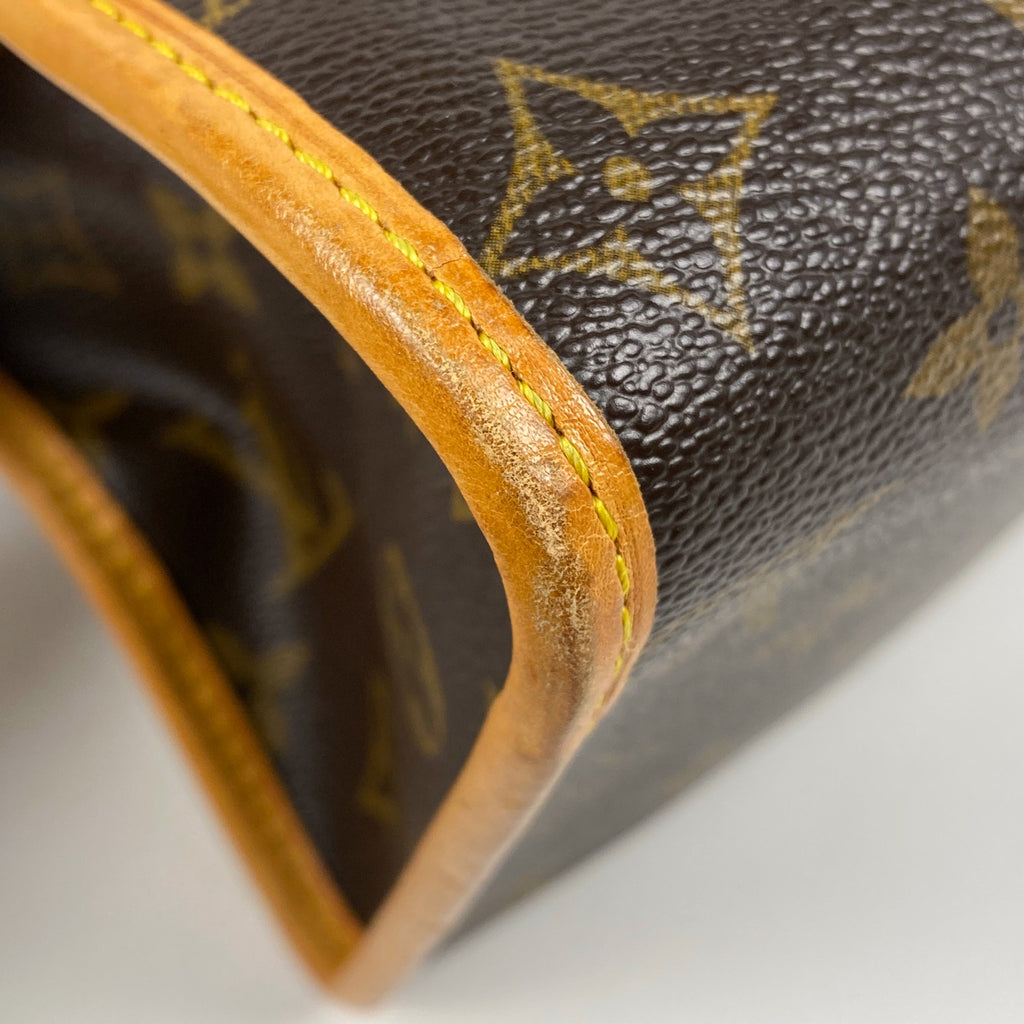 ルイ・ヴィトン ポパンクール・オ ショルダーバッグ 肩掛け ハンドバッグ モノグラム ブラウン M40007 レディース 【中古】brbag