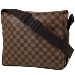 ルイ・ヴィトン ナヴィグリオ 斜め掛け ショルダーバッグ ダミエ ブラウン N45255 レディース 【中古】brbag