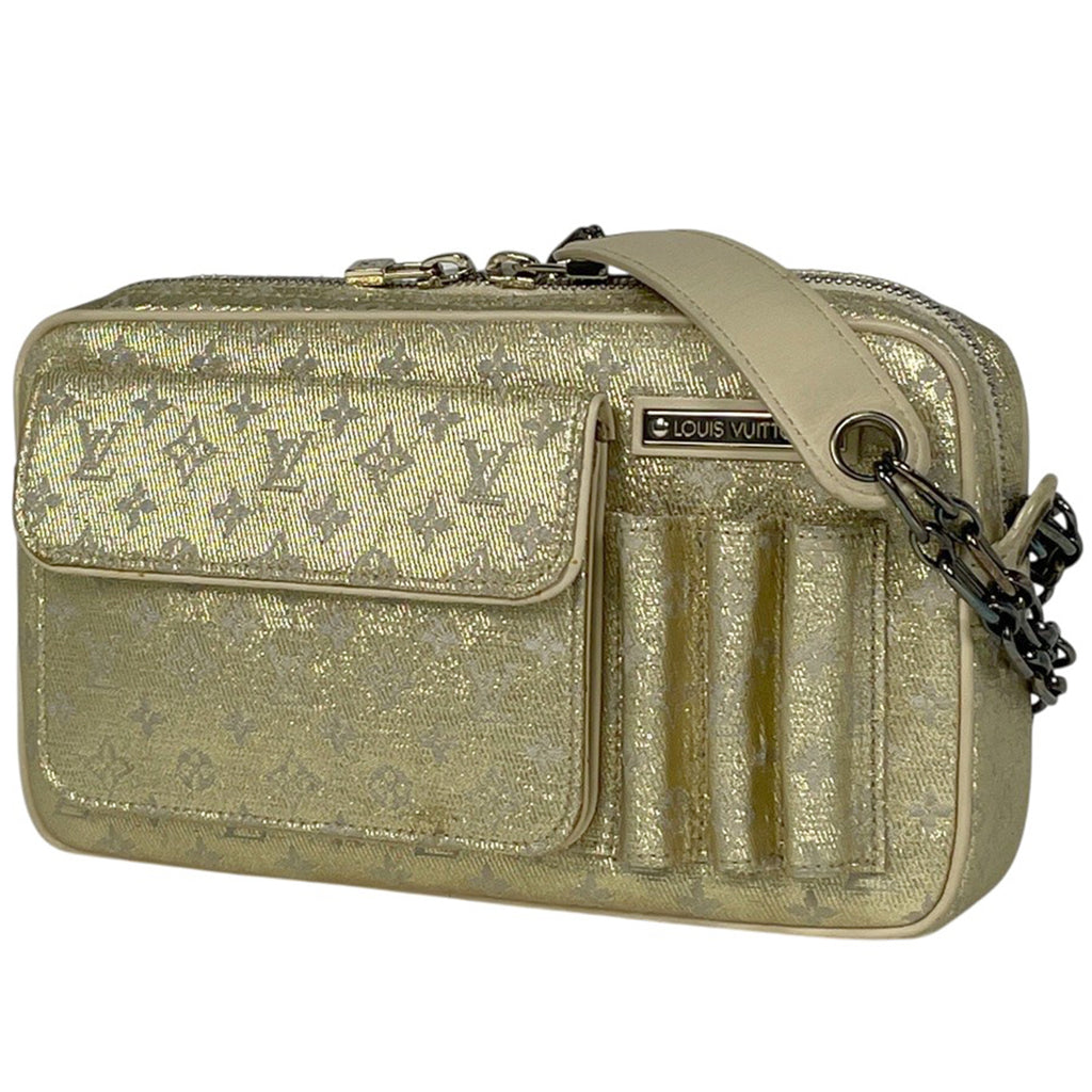 ルイ・ヴィトン マッケンナ モノグラムシャイン 肩掛け ショルダーバッグ モノグラム ゴールド M92362 レディース 【中古】brbag