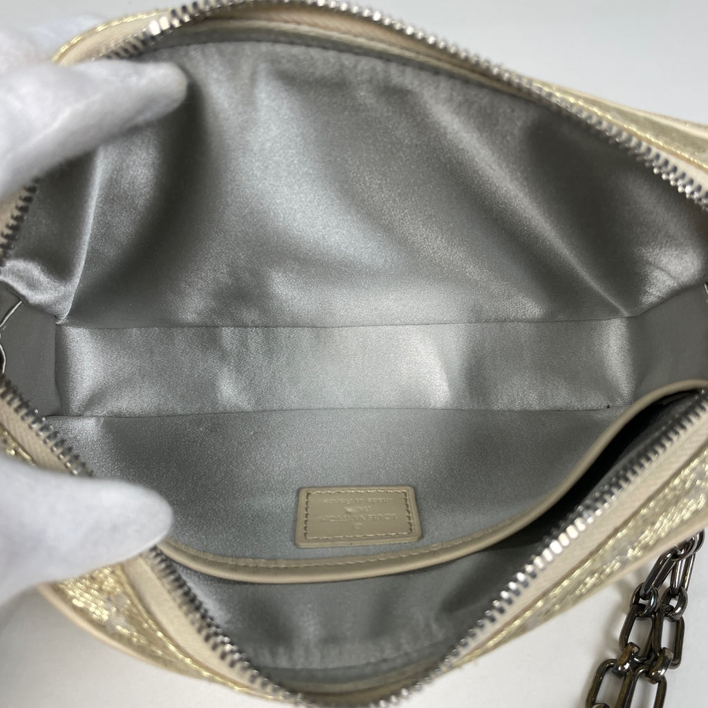 ルイ・ヴィトン マッケンナ モノグラムシャイン 肩掛け ショルダーバッグ モノグラム ゴールド M92362 レディース 【中古】brbag