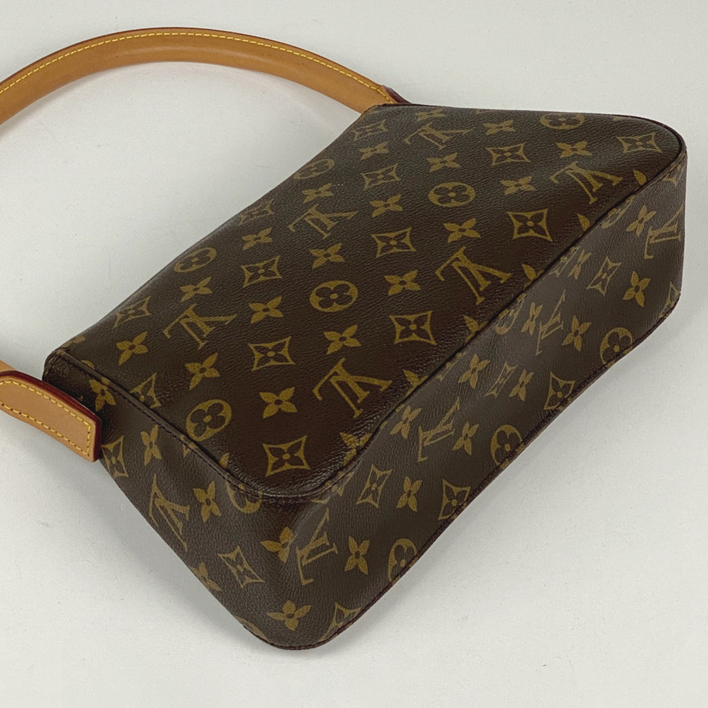 ルイ・ヴィトン ミニ ルーピング 肩掛け ワンショルダー ハンドバッグ ショルダーバッグ モノグラム ブラウン M51147 レディース 【中古】brbag