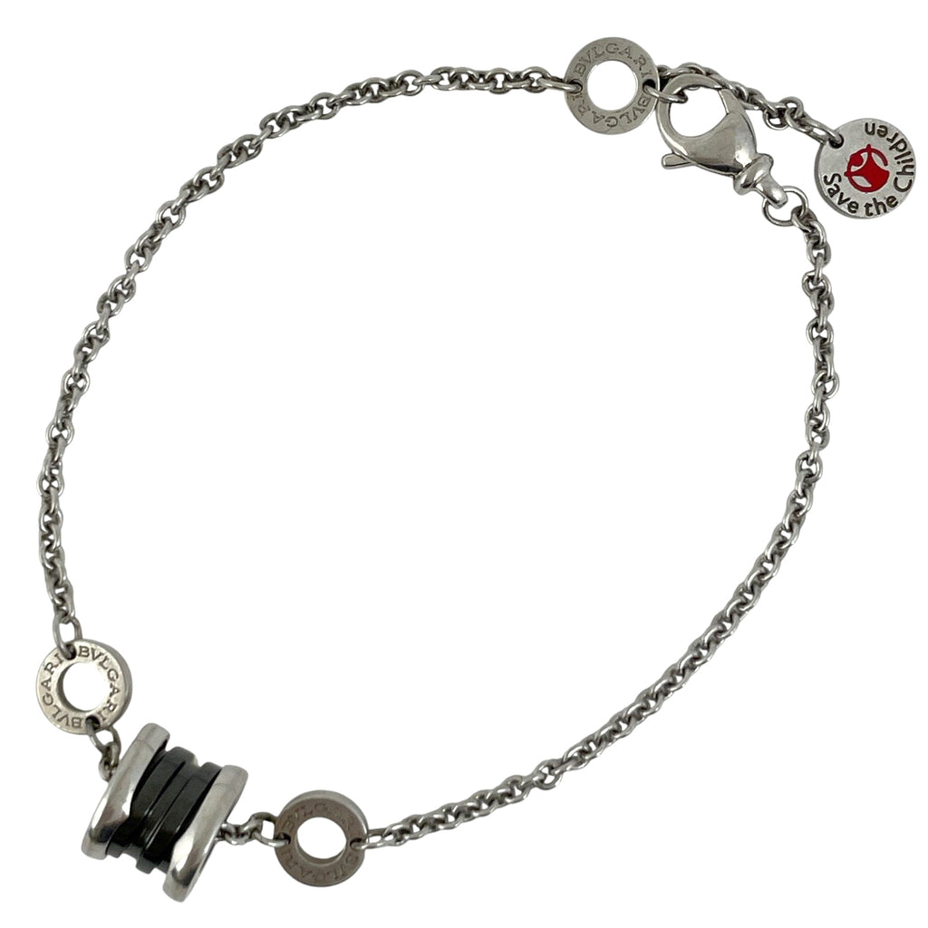 ブルガリ ビー ゼロワン ブレスレット セーブ ザ チルドレン ブレスレット シルバー925 シルバー レディース 【中古】bracc