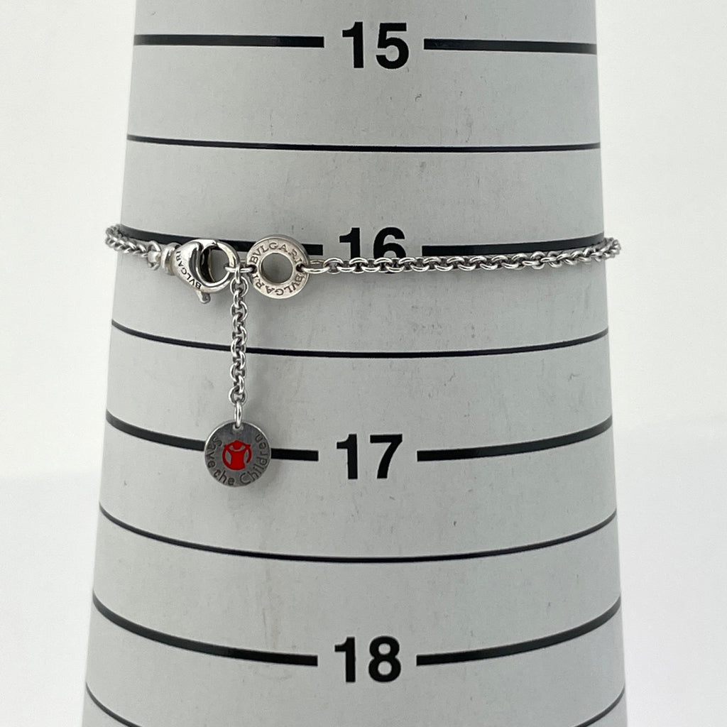 ブルガリ ビー ゼロワン ブレスレット セーブ ザ チルドレン ブレスレット シルバー925 シルバー レディース 【中古】bracc