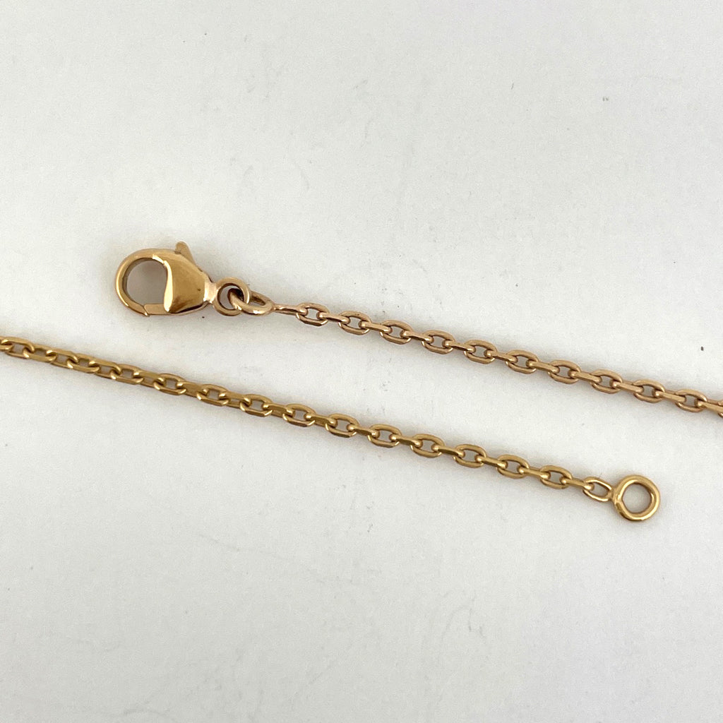 エルメス アイリーン ネックレス Hロゴ ネックレス GP ピンクゴールド レディース 【中古】bracc