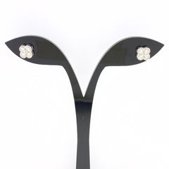 ティファニー ベゼルセット ピアス プラチナ メレダイヤ ピアス Pt950 ダイヤモンド レディース 【中古】brjwl