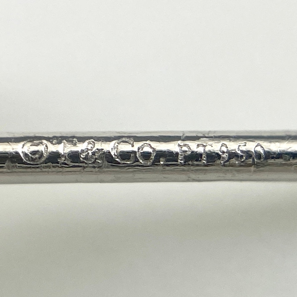 ティファニー ベゼルセット ピアス プラチナ メレダイヤ ピアス Pt950 ダイヤモンド レディース 【中古】brjwl